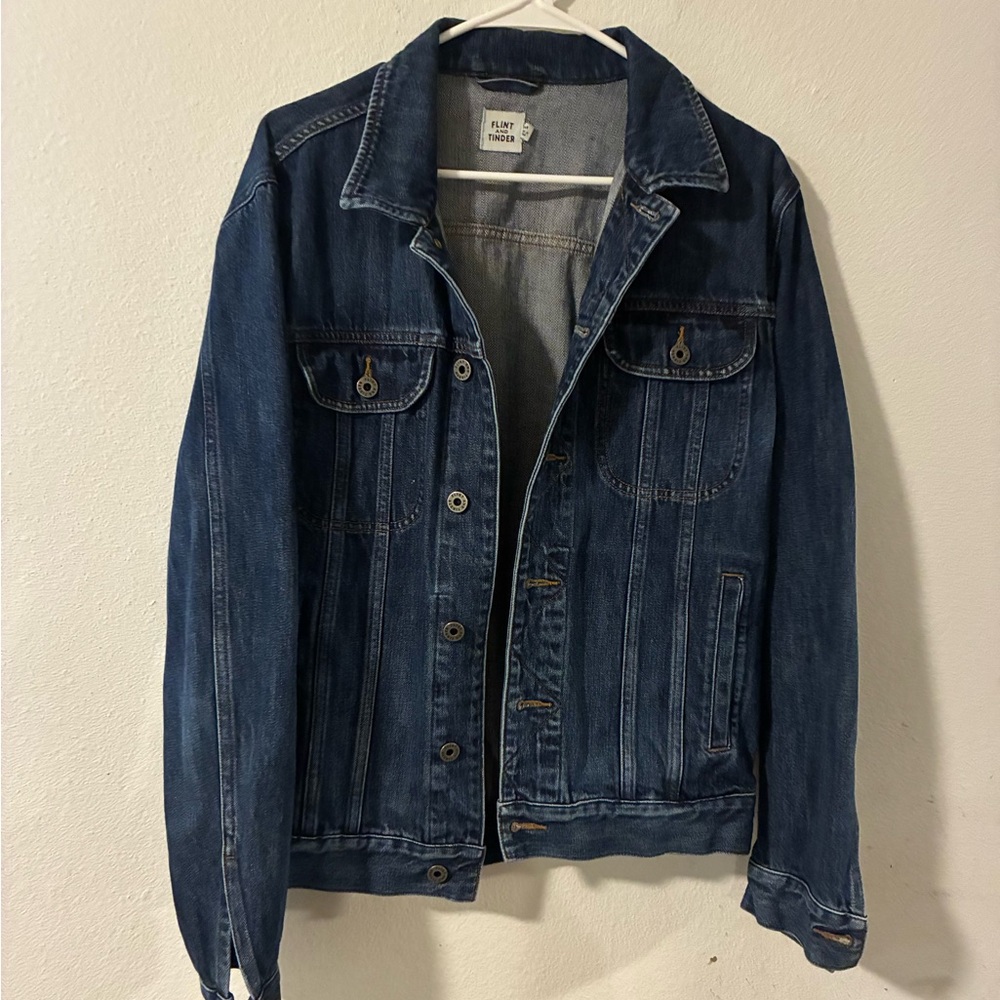 Flint and Tinder Classic Blue Denim Jacket - Lightweight Shirt Jacket
